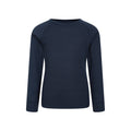 Navy - Back - Mountain Warehouse Childrens-Kids Talus Plain Base Layer Set