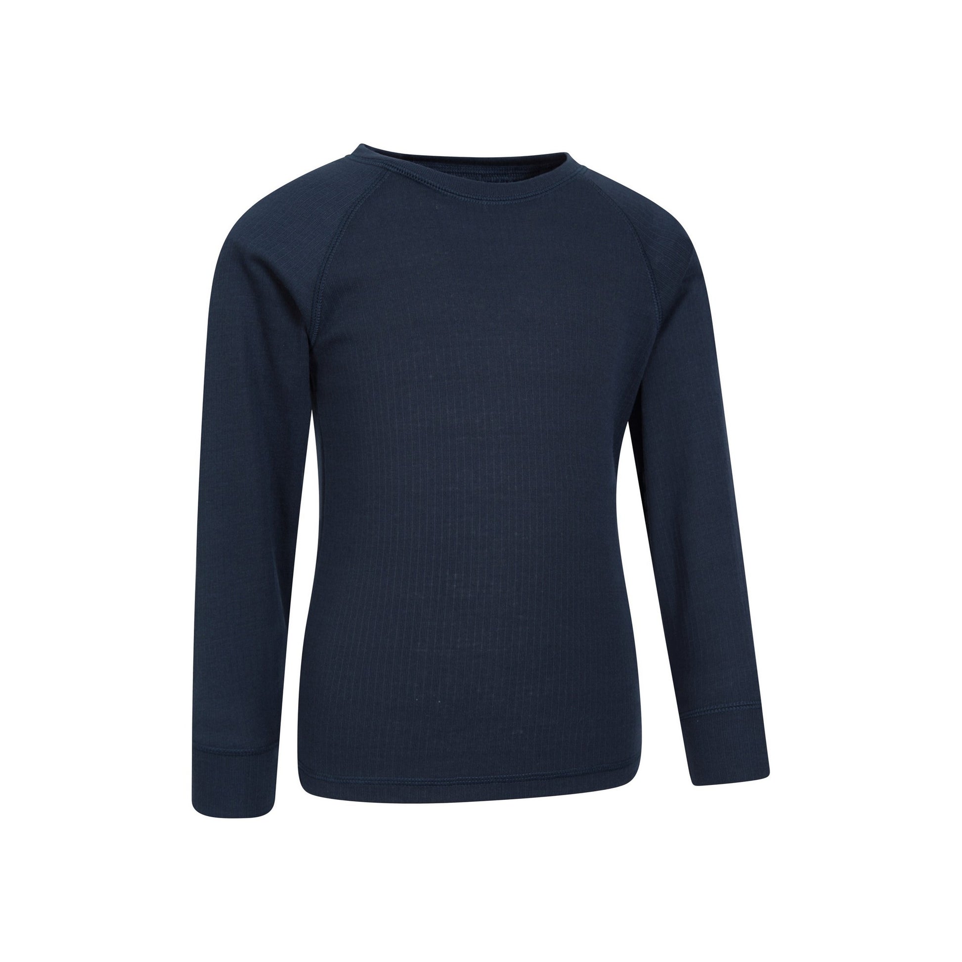 Navy - Side - Mountain Warehouse Childrens-Kids Talus Plain Base Layer Set