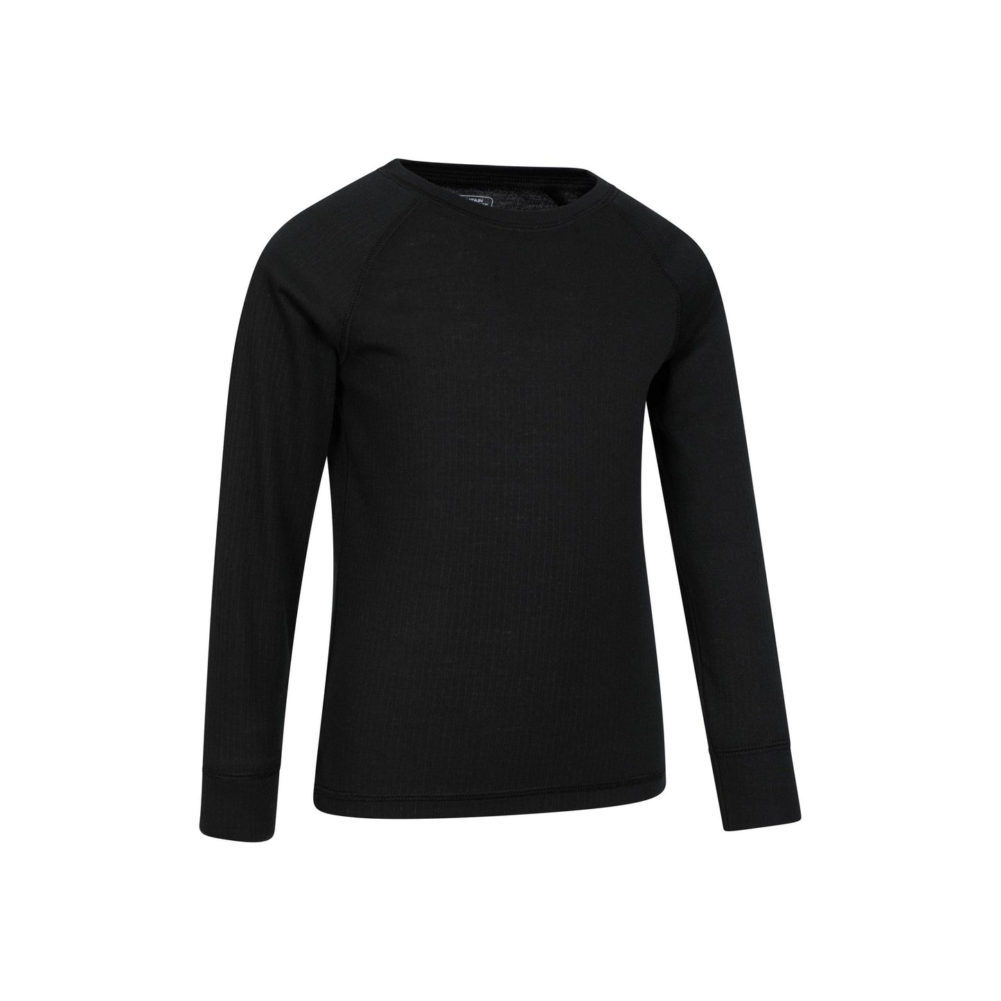 Black - Side - Mountain Warehouse Childrens-Kids Talus Plain Base Layer Set