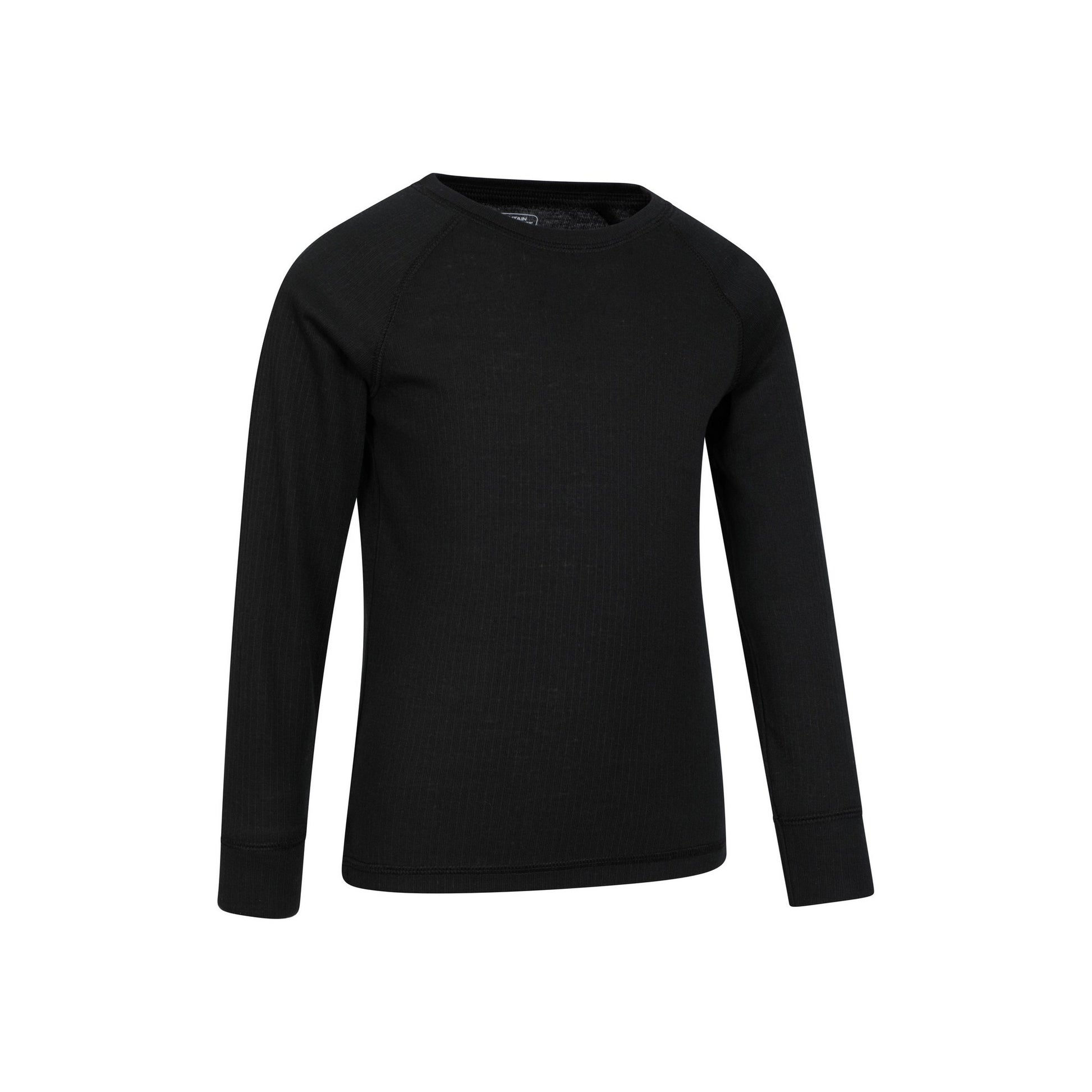 Black - Side - Mountain Warehouse Childrens-Kids Talus Plain Base Layer Set