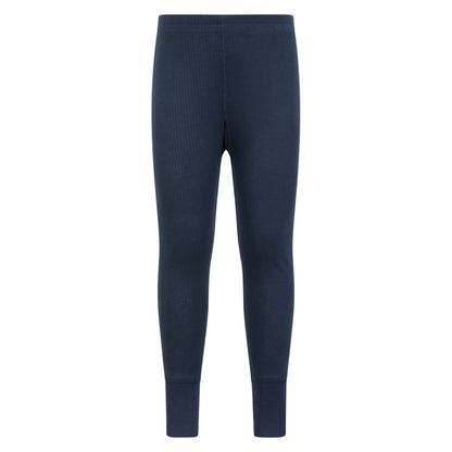Navy - Pack Shot - Mountain Warehouse Childrens-Kids Talus Plain Base Layer Set