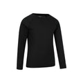 Black - Side - Mountain Warehouse Childrens-Kids Talus Plain Base Layer Set