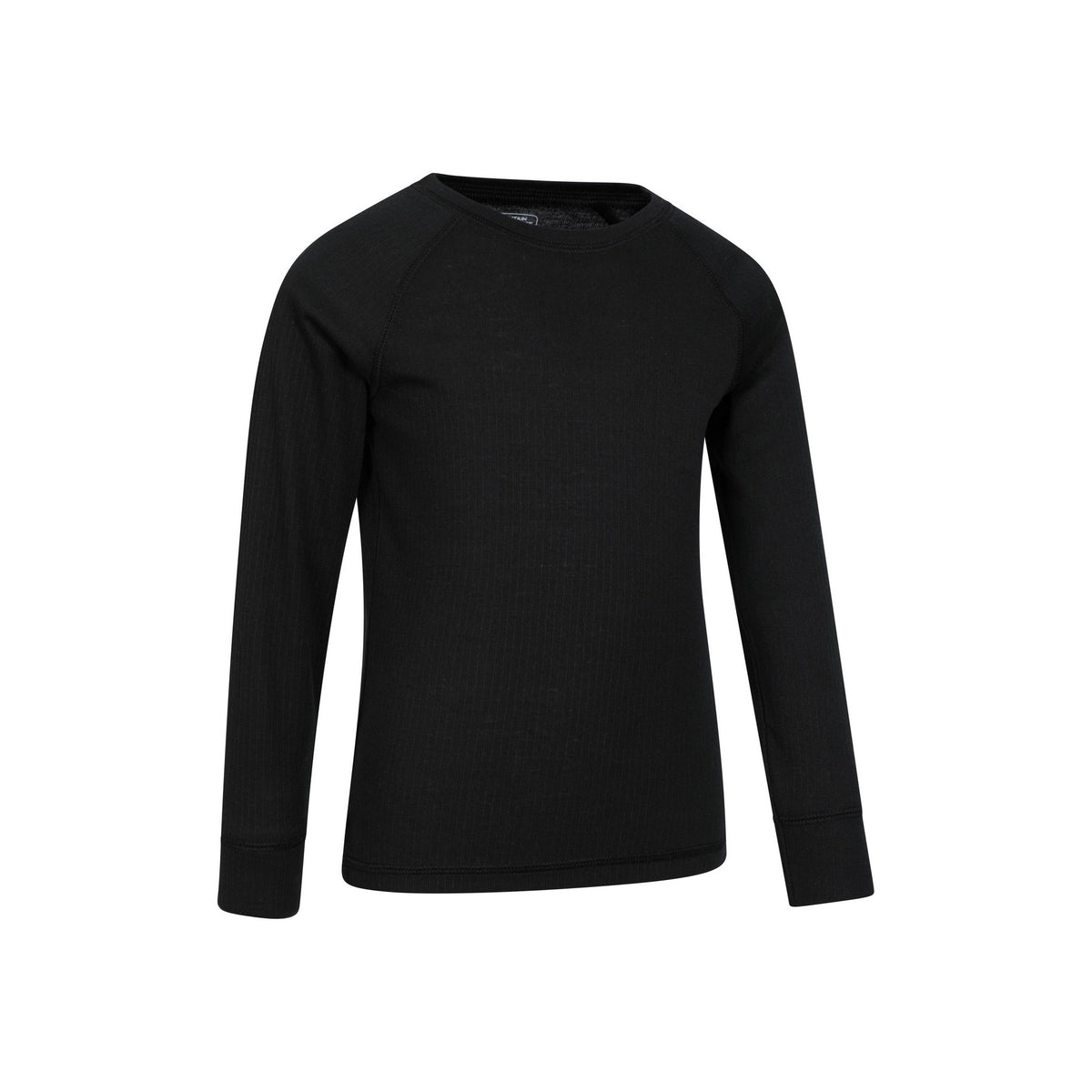 Black - Side - Mountain Warehouse Childrens-Kids Talus Plain Base Layer Set