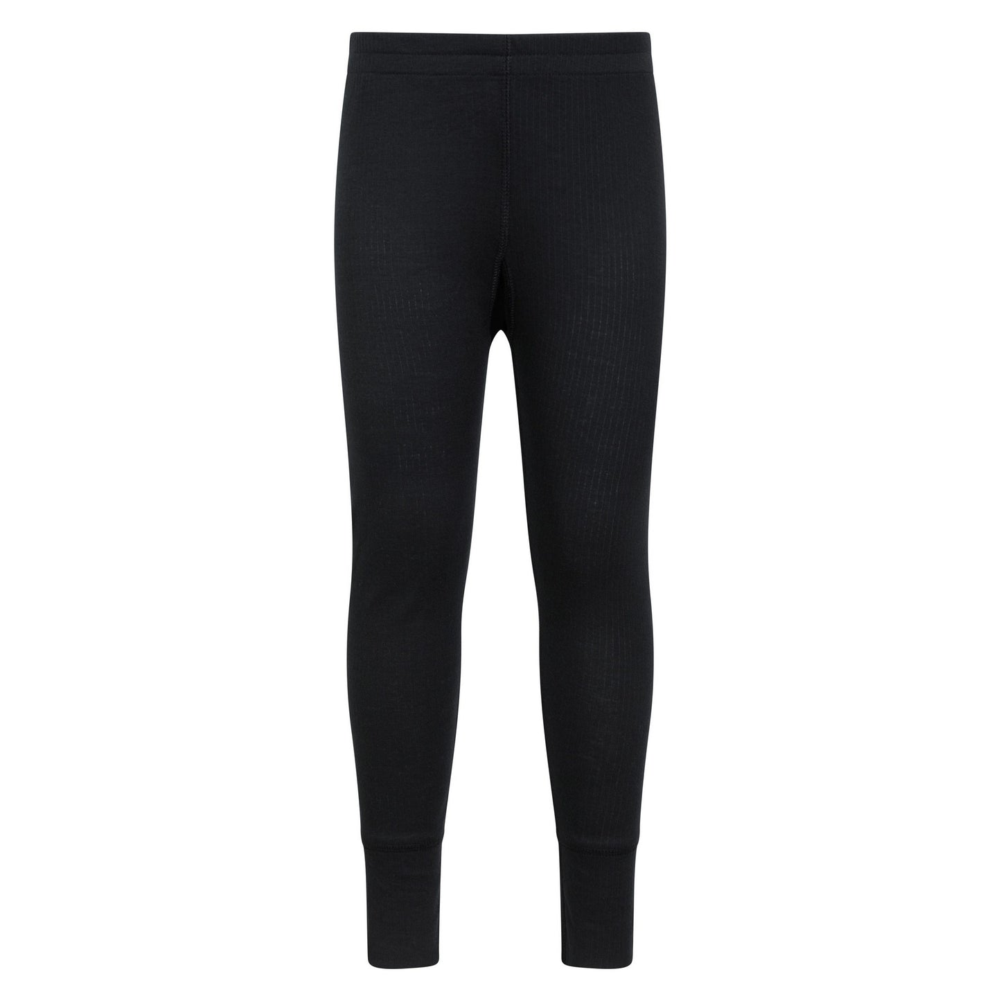 Black - Pack Shot - Mountain Warehouse Childrens-Kids Talus Plain Base Layer Set