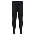 Black - Pack Shot - Mountain Warehouse Childrens-Kids Talus Plain Base Layer Set
