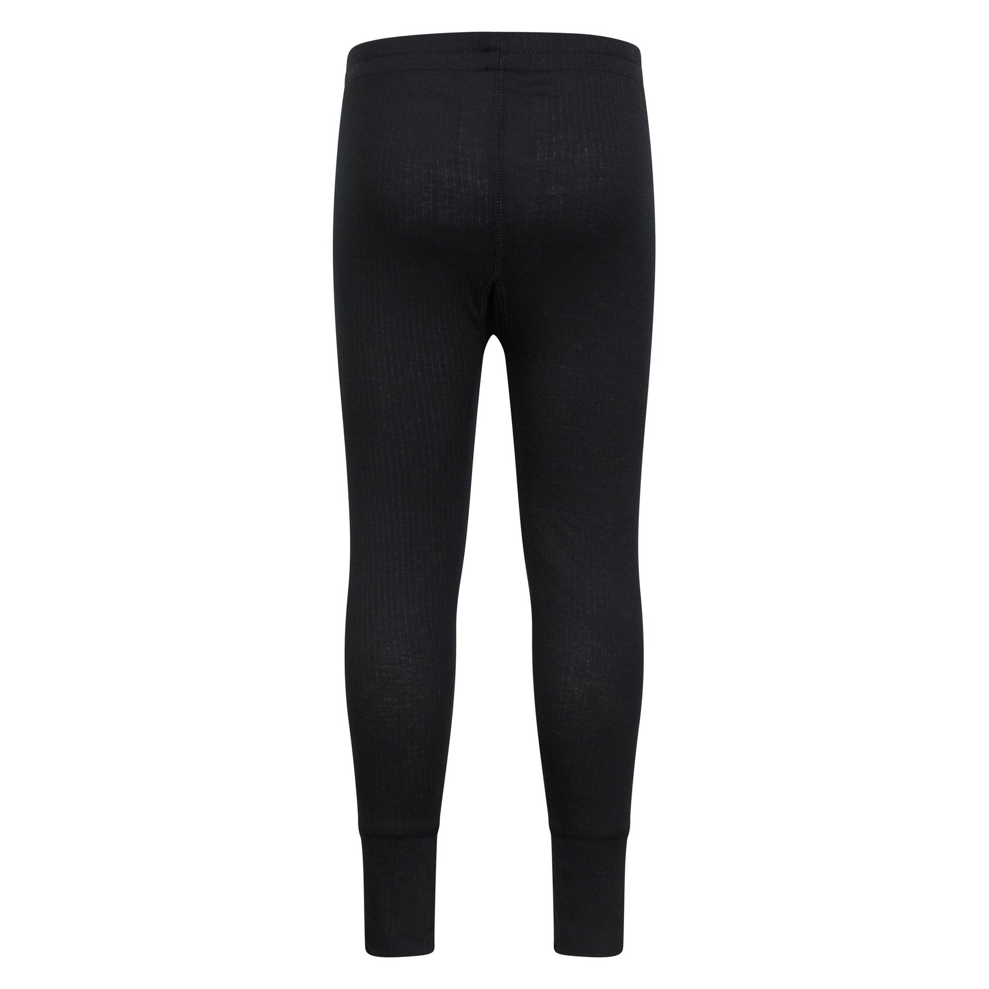Black - Close up - Mountain Warehouse Childrens-Kids Talus Plain Base Layer Set