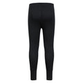 Black - Close up - Mountain Warehouse Childrens-Kids Talus Plain Base Layer Set