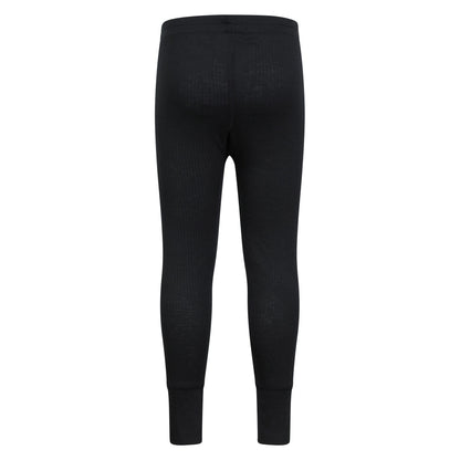 Black - Close up - Mountain Warehouse Childrens-Kids Talus Plain Base Layer Set