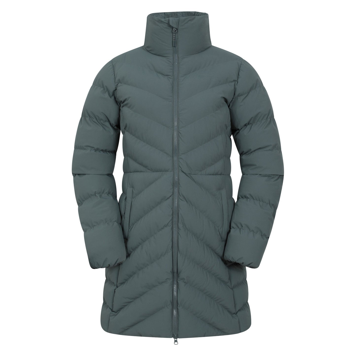 Khaki Green - Front - Mountain Warehouse Womens-Ladies Anmore Padded Jacket