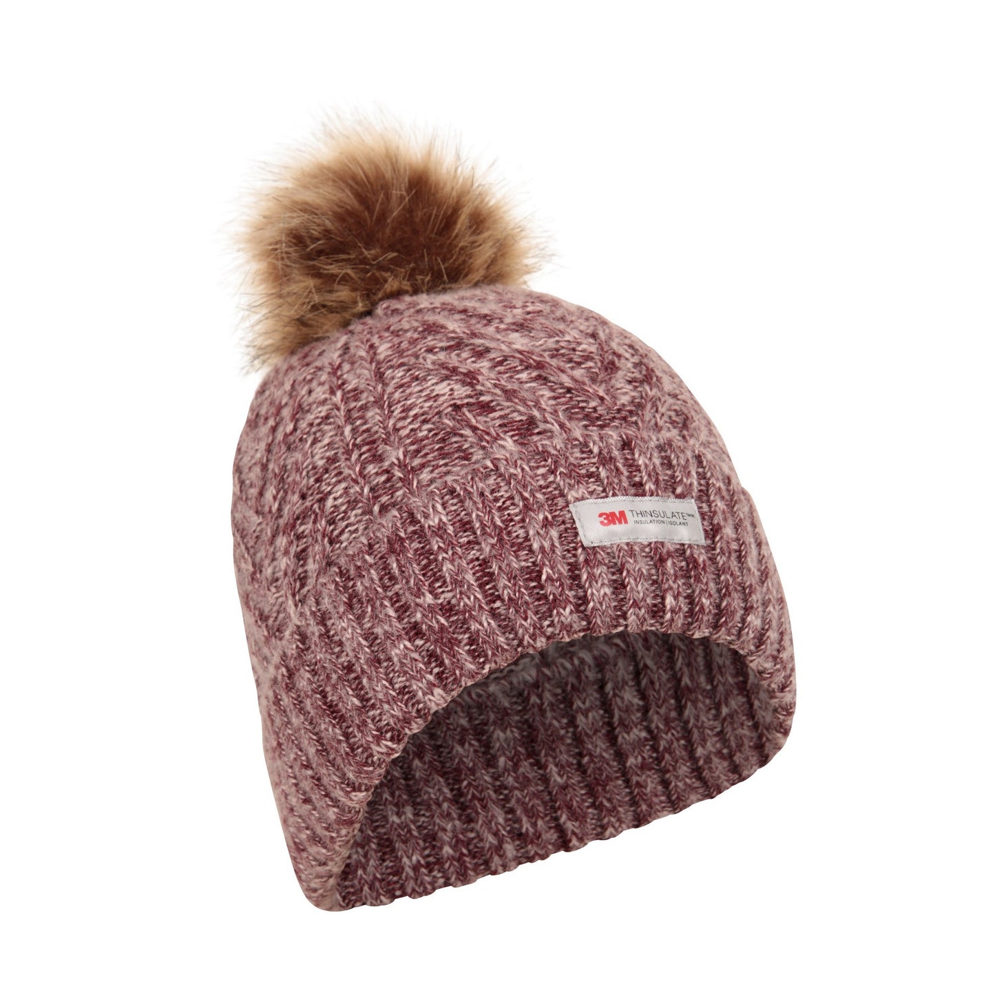 Burgundy - Front - Mountain Warehouse Womens-Ladies Thinsulate Beanie