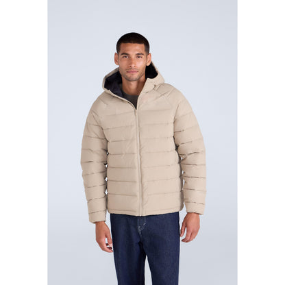 Taupe - Front - Animal Mens Cloud Cosi Light Padded Jacket