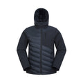 Black - Front - Mountain Warehouse Mens Agile Hybrid Padded Jacket