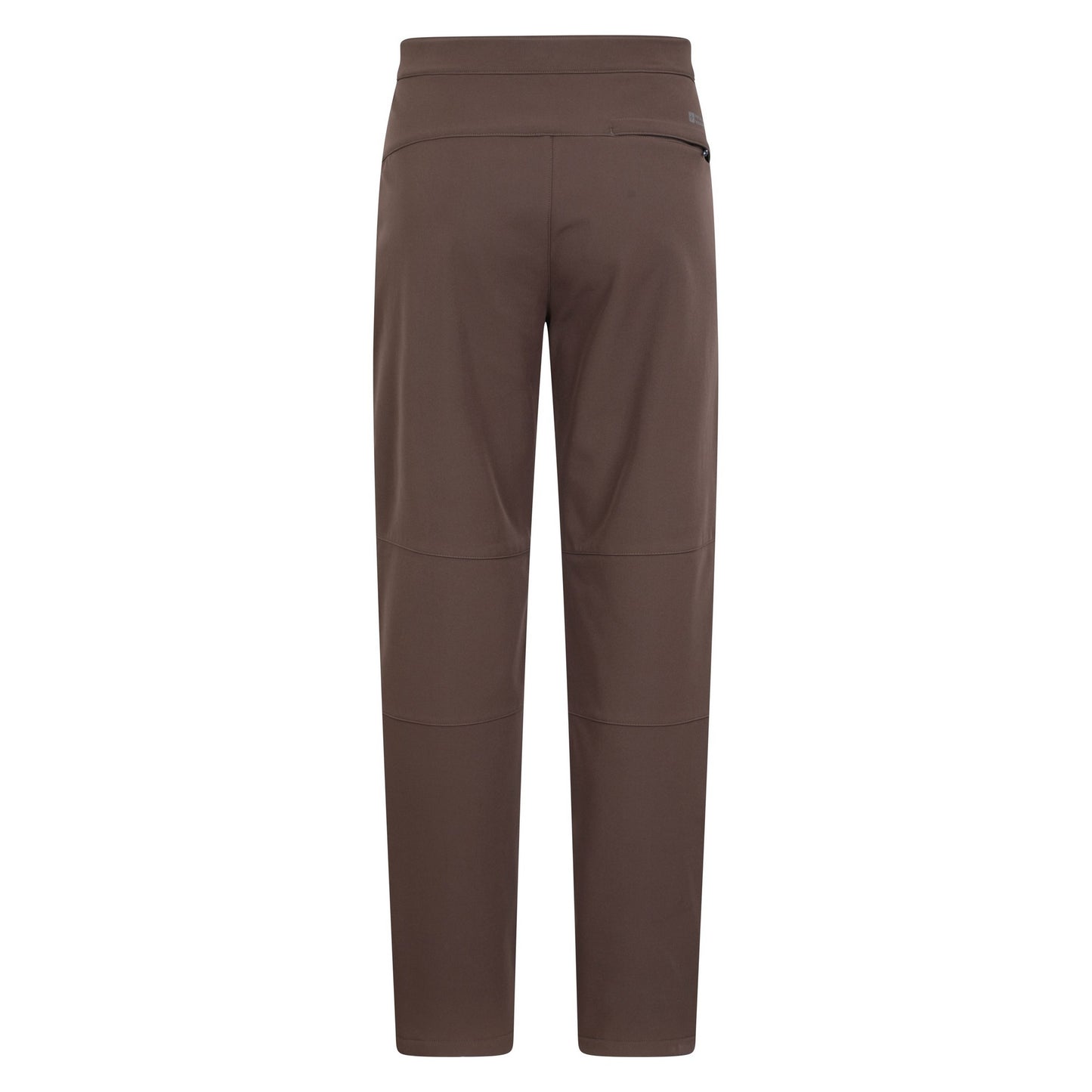 Brown - Back - Mountain Warehouse Mens Rockcliffe Softshell Hiking Trousers