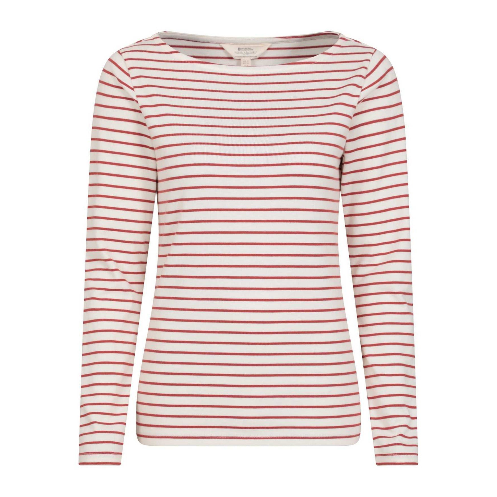 Rust - Front - Mountain Warehouse Womens-Ladies St Ives Crew Neck Top