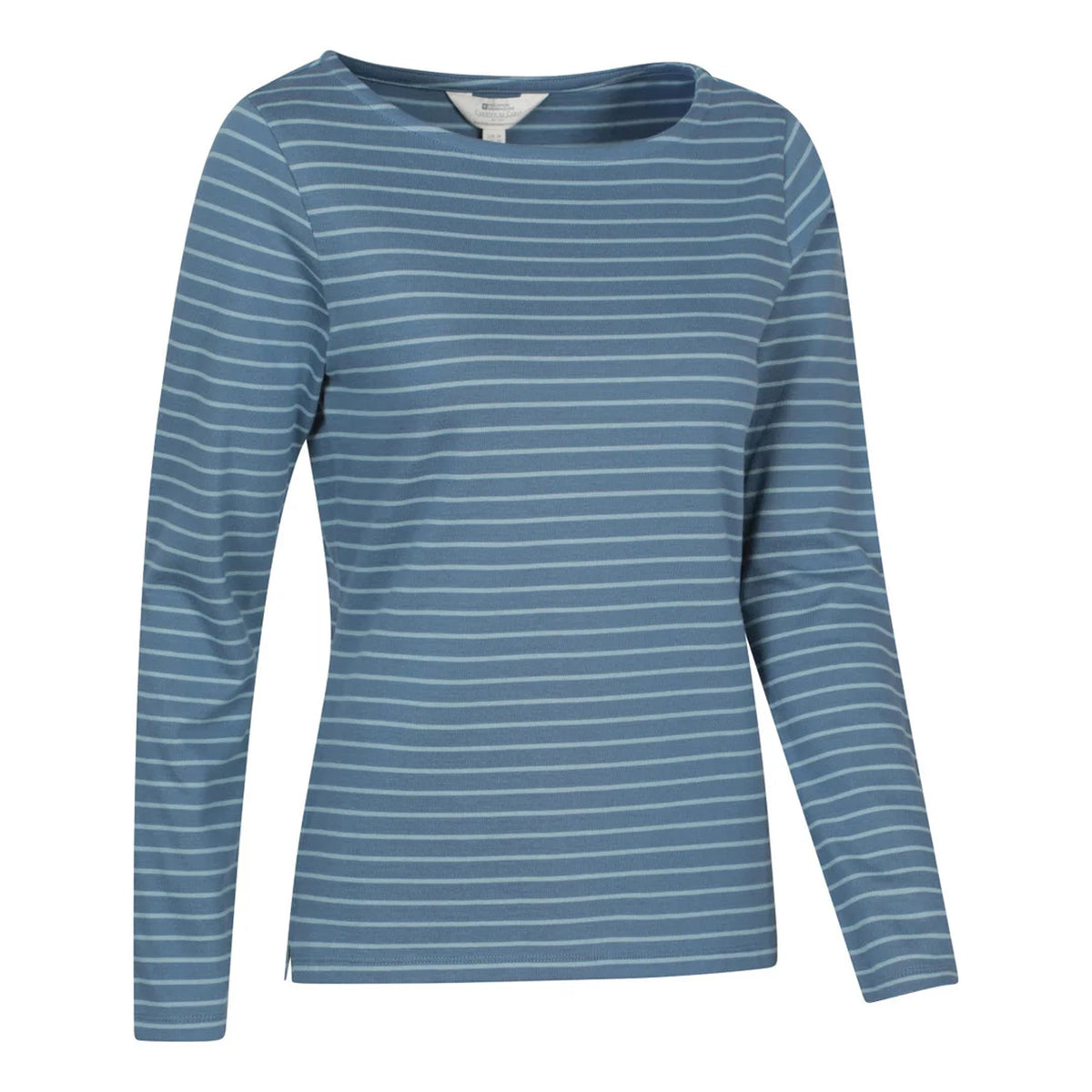 Blue - Side - Mountain Warehouse Womens-Ladies St Ives Crew Neck Top