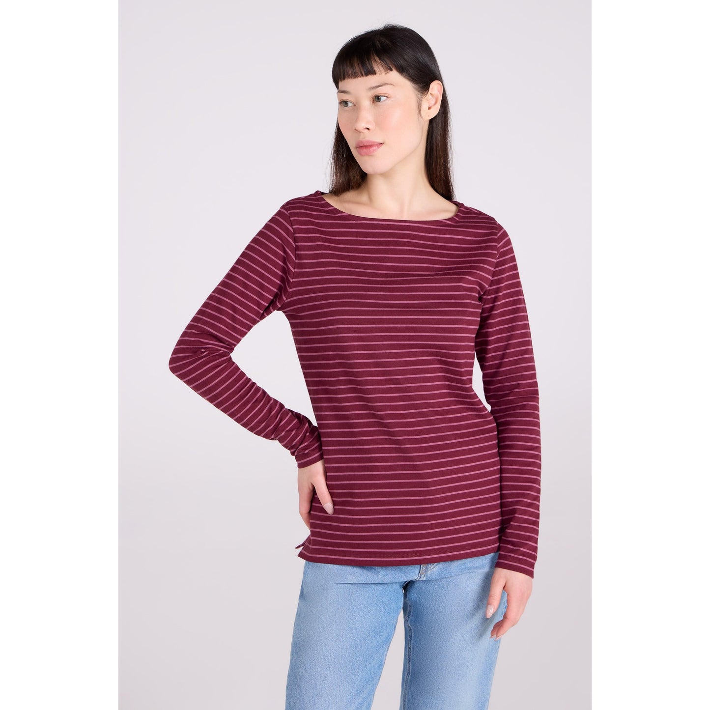Dusky Purple - Front - Mountain Warehouse Womens-Ladies St Ives Crew Neck Top