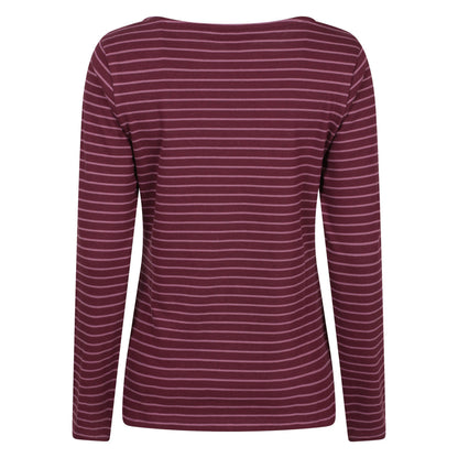 Dusky Purple - Back - Mountain Warehouse Womens-Ladies St Ives Crew Neck Top