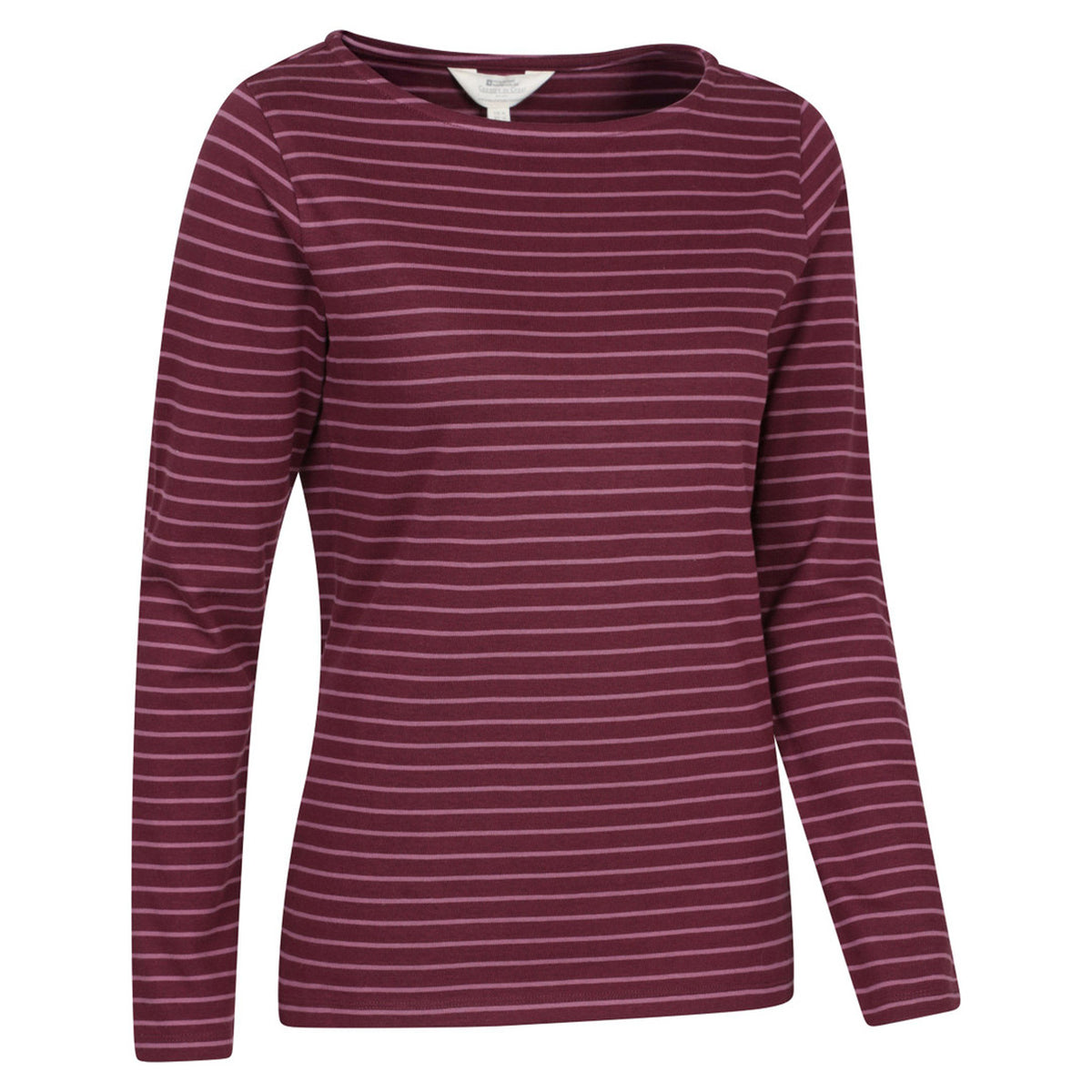 Blue - Pack Shot - Mountain Warehouse Womens-Ladies St Ives Crew Neck Top