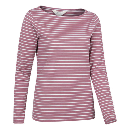Dusky Purple - Pack Shot - Mountain Warehouse Womens-Ladies St Ives Crew Neck Top