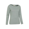 Khaki Green - Side - Mountain Warehouse Womens-Ladies St Ives Crew Neck Top