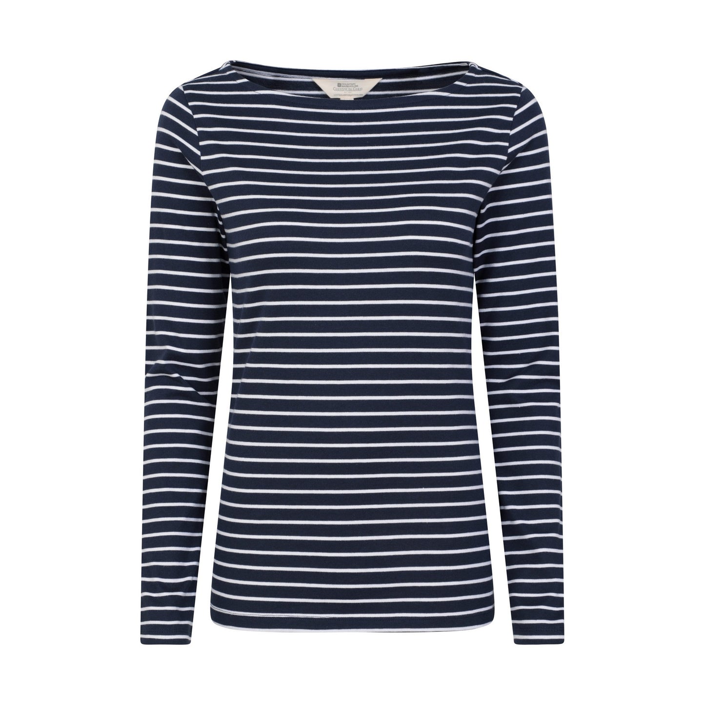 Navy - Front - Mountain Warehouse Womens-Ladies St Ives Crew Neck Top