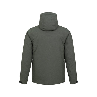 Khaki Green - Back - Mountain Warehouse Mens Tempest Waterproof Padded Jacket