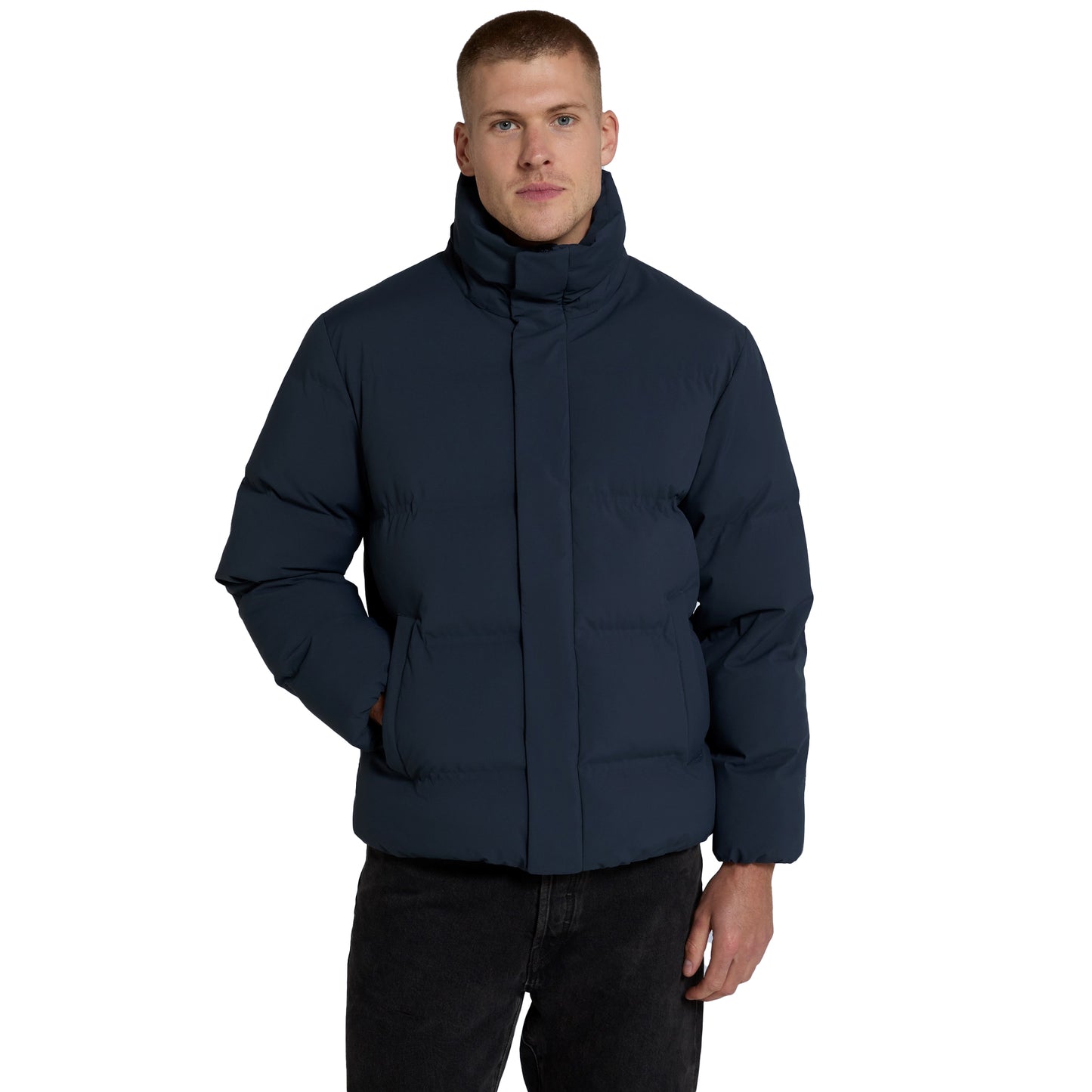 Navy - Front - Animal Mens Nimbus Padded Jacket