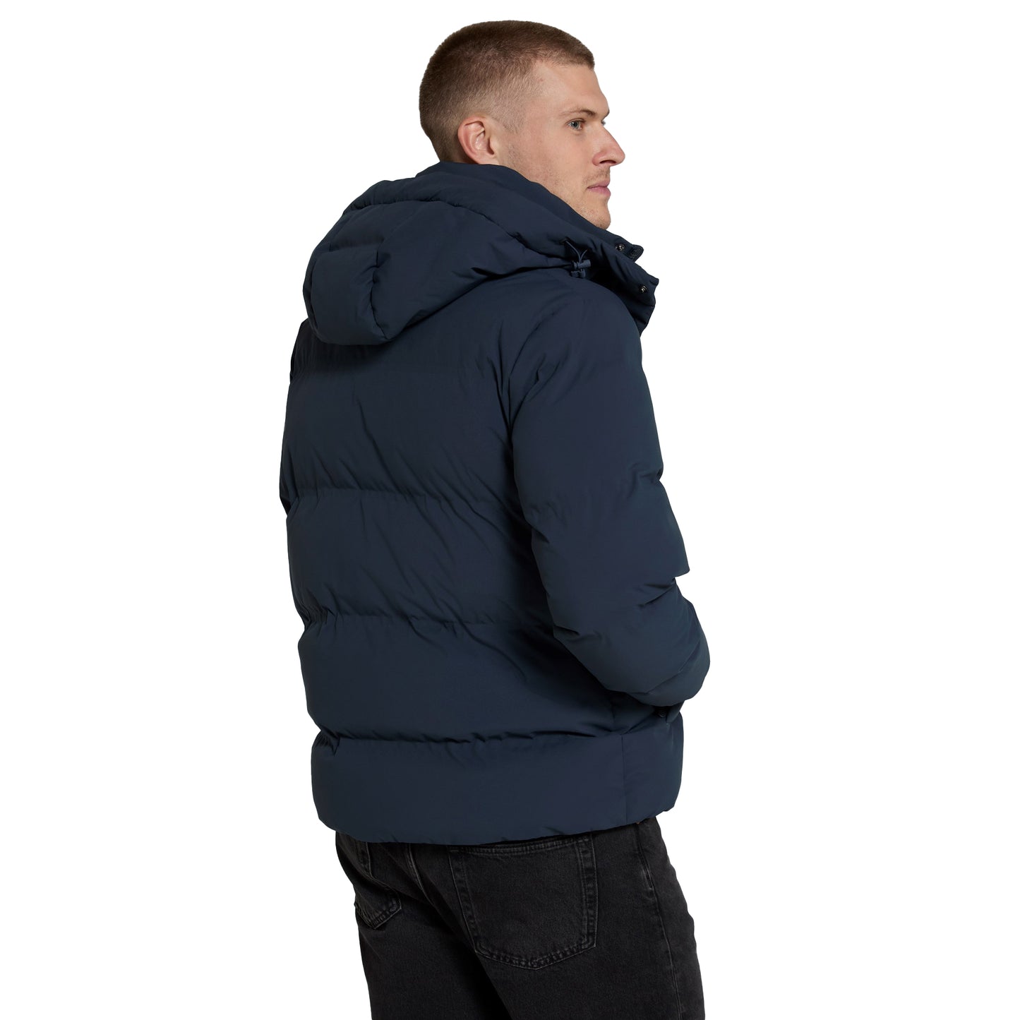 Navy - Back - Animal Mens Nimbus Padded Jacket