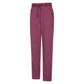Burgundy - Side - Mountain Warehouse Womens-Ladies Explorer Fleece Lined Winter Trousers