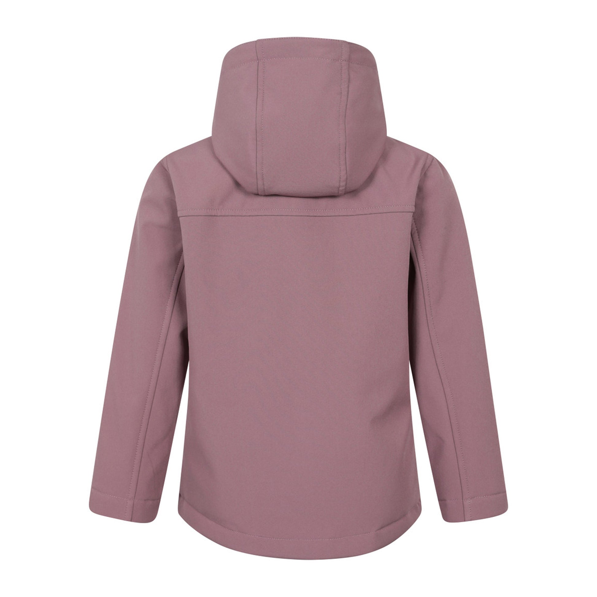 Pink - Back - Mountain Warehouse Childrens-Kids Arctic Borg Lined Soft Shell Jacket