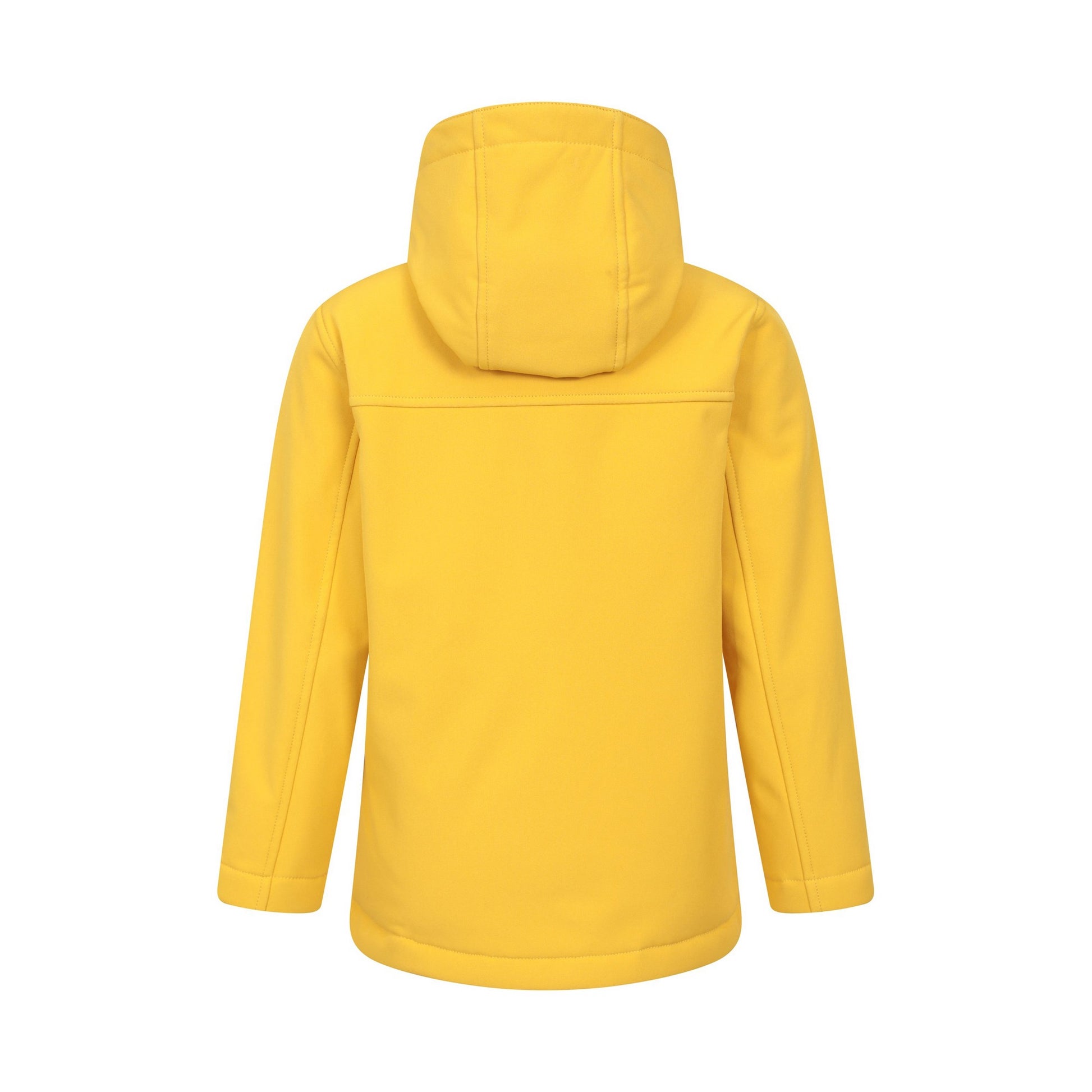 Mustard - Back - Mountain Warehouse Childrens-Kids Arctic Borg Lined Soft Shell Jacket
