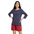 Navy - Front - Mountain Warehouse Womens-Ladies St Ives Crew Neck Top