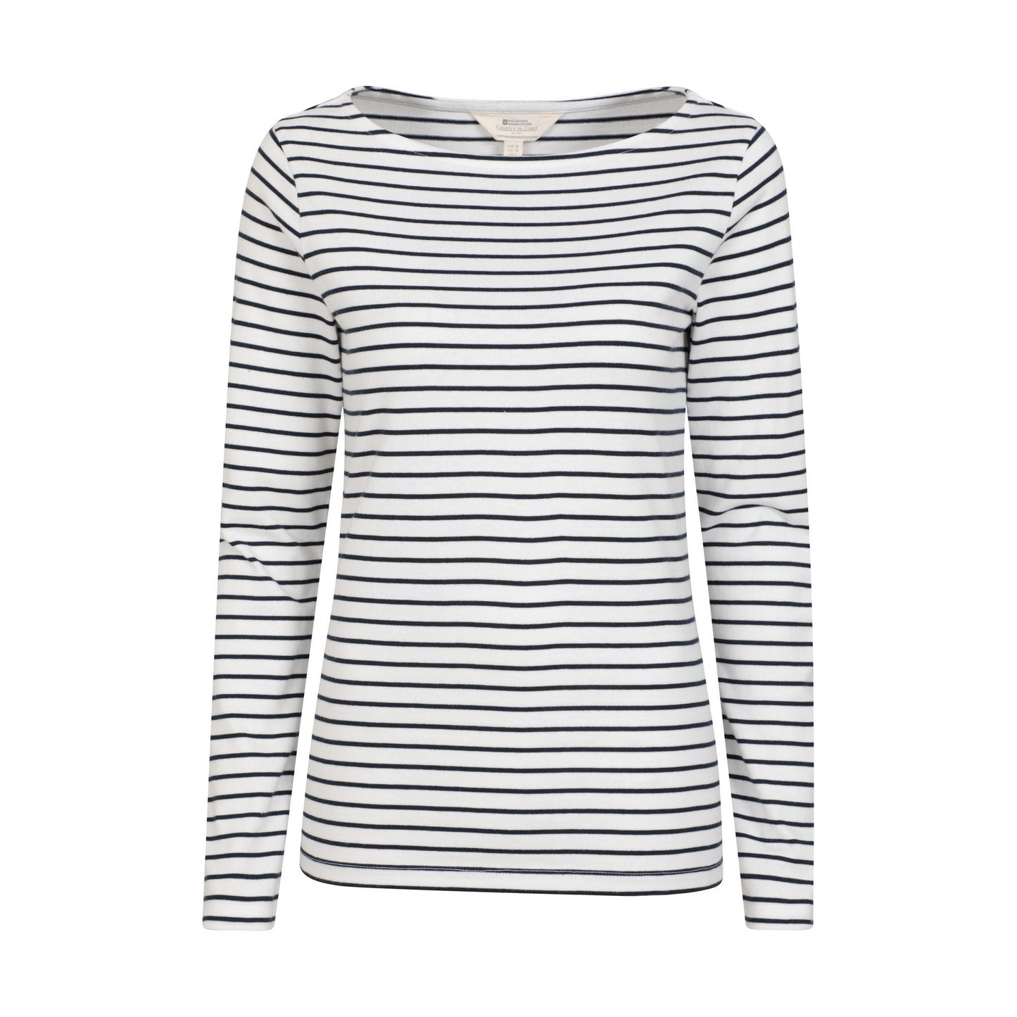 Cream - Front - Mountain Warehouse Womens-Ladies St Ives Crew Neck Top