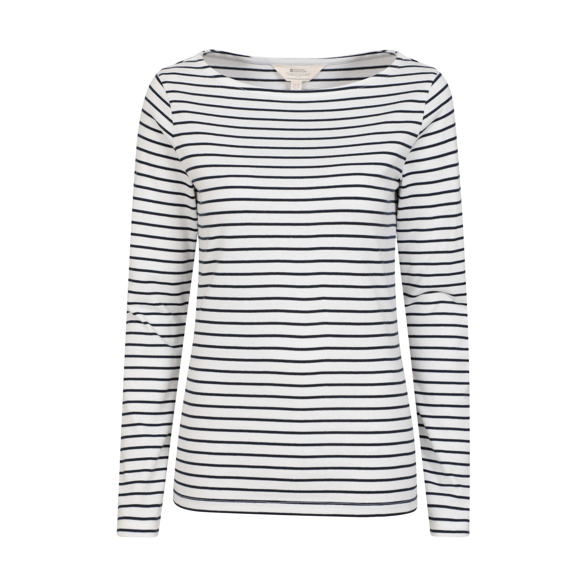Cream - Front - Mountain Warehouse Womens-Ladies St Ives Crew Neck Top