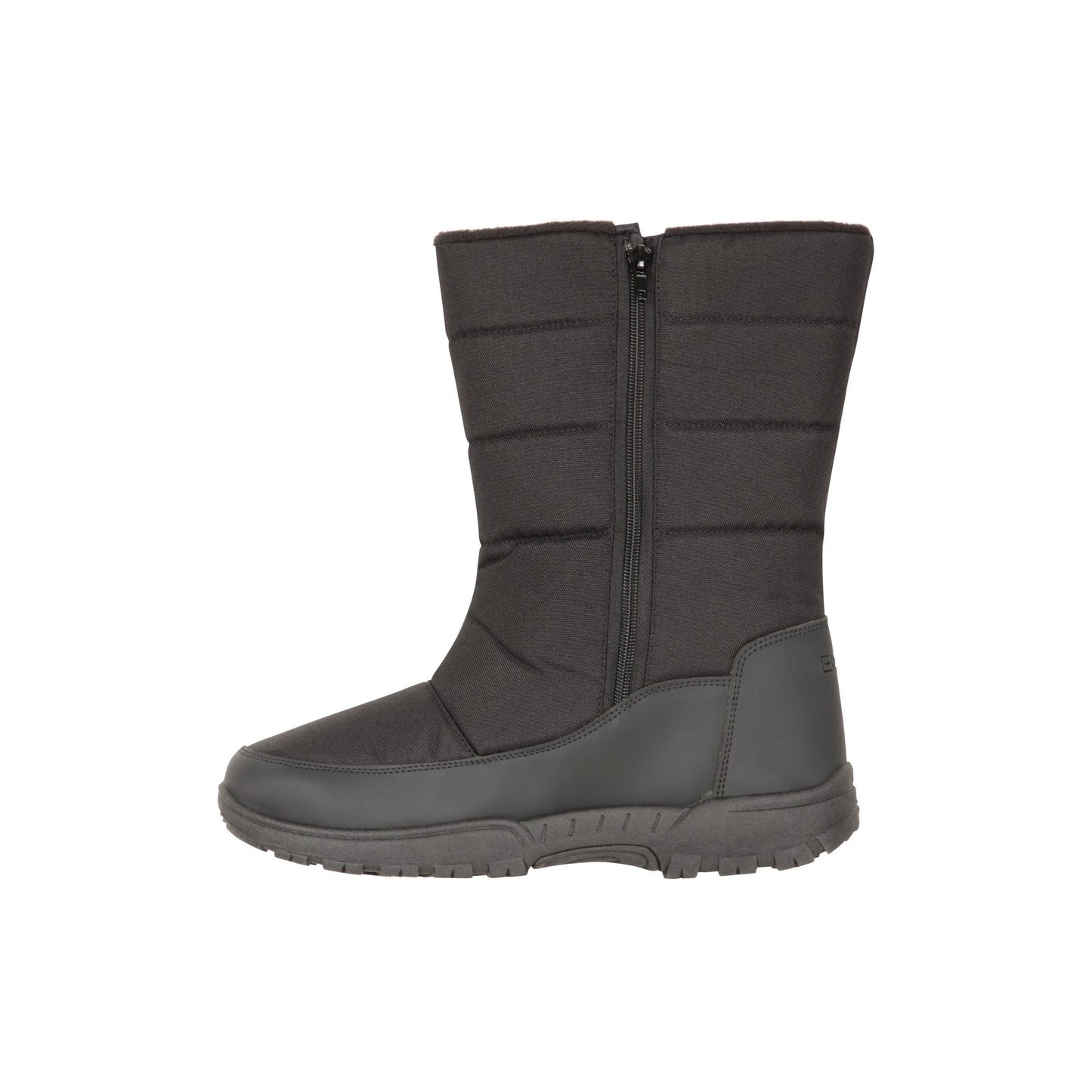 Black - Pack Shot - Mountain Warehouse Mens Icey Fleece Lined Snow Boots