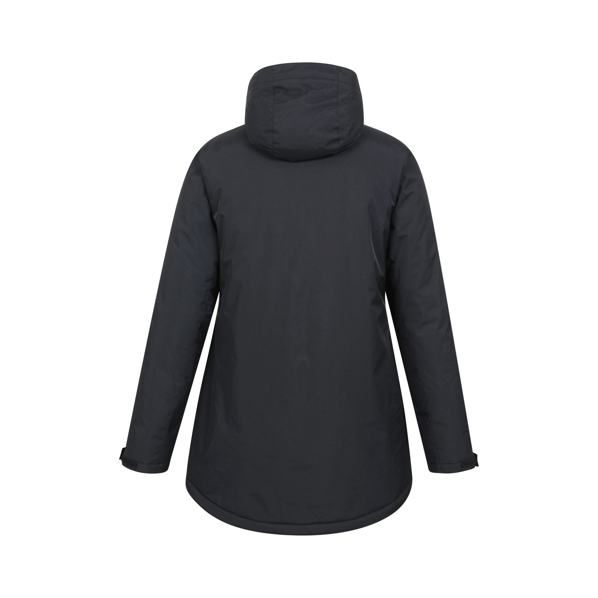 Black - Back - Mountain Warehouse Womens-Ladies Ranger Water Resistant Padded Parka