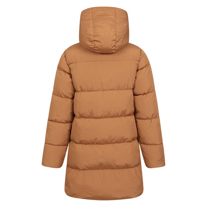 Mustard - Back - Mountain Warehouse Childrens-Kids Theo Water Resistant Long Padded Jacket