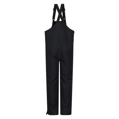 Black - Back - Mountain Warehouse Mens Eris Waterproof Bib Front Ski Trousers