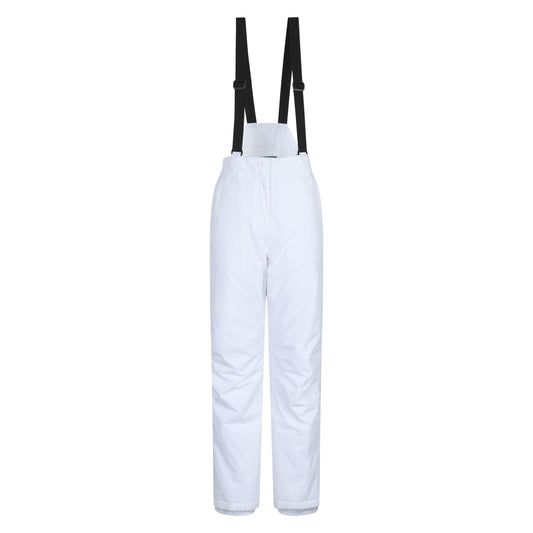 White - Front - Mountain Warehouse Womens-Ladies Moon II Ski Trousers