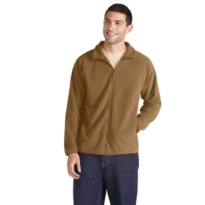 Mustard - Front - Mountain Warehouse Mens Stockholm Full Zip Fleece Jacket