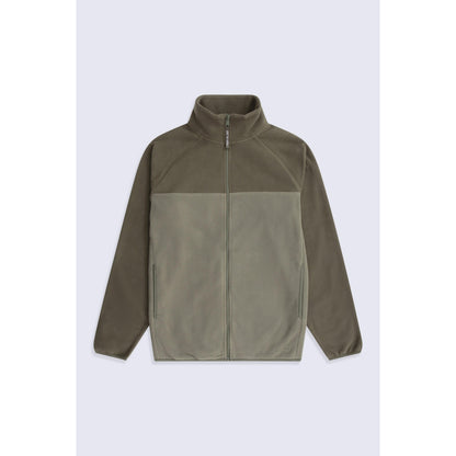 Light Khaki - Front - Mountain Warehouse Mens Stockholm Full Zip Fleece Jacket