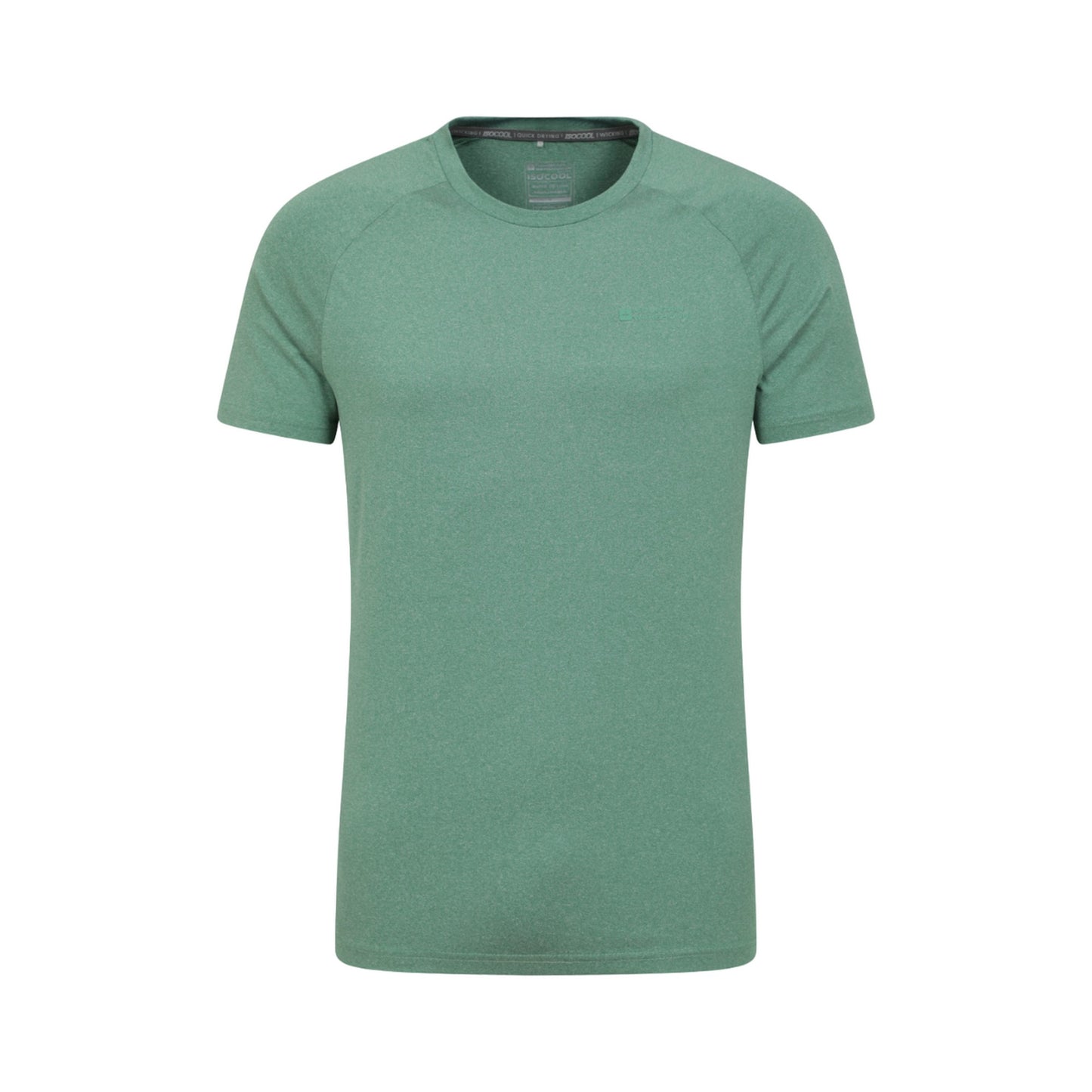 Green - Front - Mountain Warehouse Mens Agra Melange T-Shirt