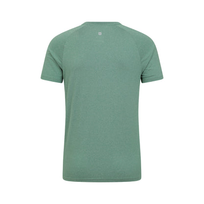 Green - Back - Mountain Warehouse Mens Agra Melange T-Shirt