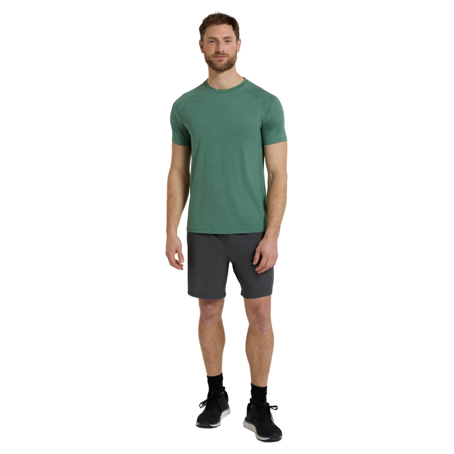 Green - Lifestyle - Mountain Warehouse Mens Agra Melange T-Shirt