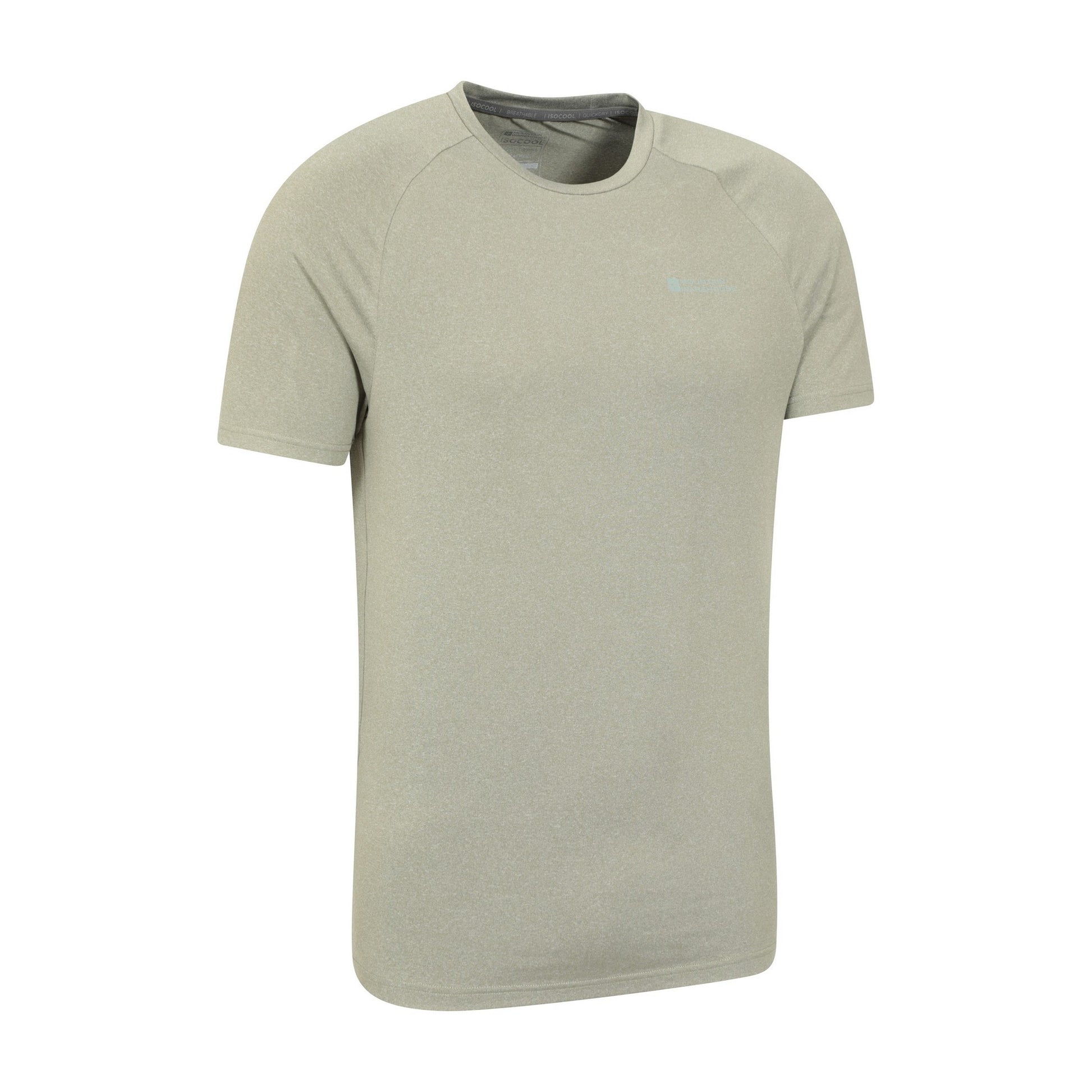 Khaki Green - Back - Mountain Warehouse Mens Agra Melange T-Shirt