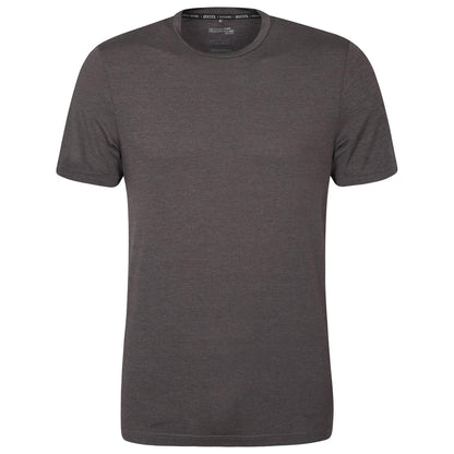 Black - Front - Mountain Warehouse Mens Agra Melange T-Shirt