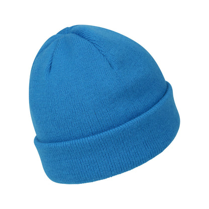 Bright Blue - Side - Mountain Warehouse Childrens-Kids Thinsulate Fleece Beanie & Gloves Set