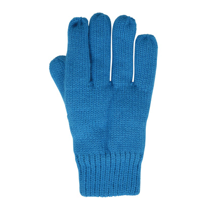 Bright Blue - Pack Shot - Mountain Warehouse Childrens-Kids Thinsulate Fleece Beanie & Gloves Set