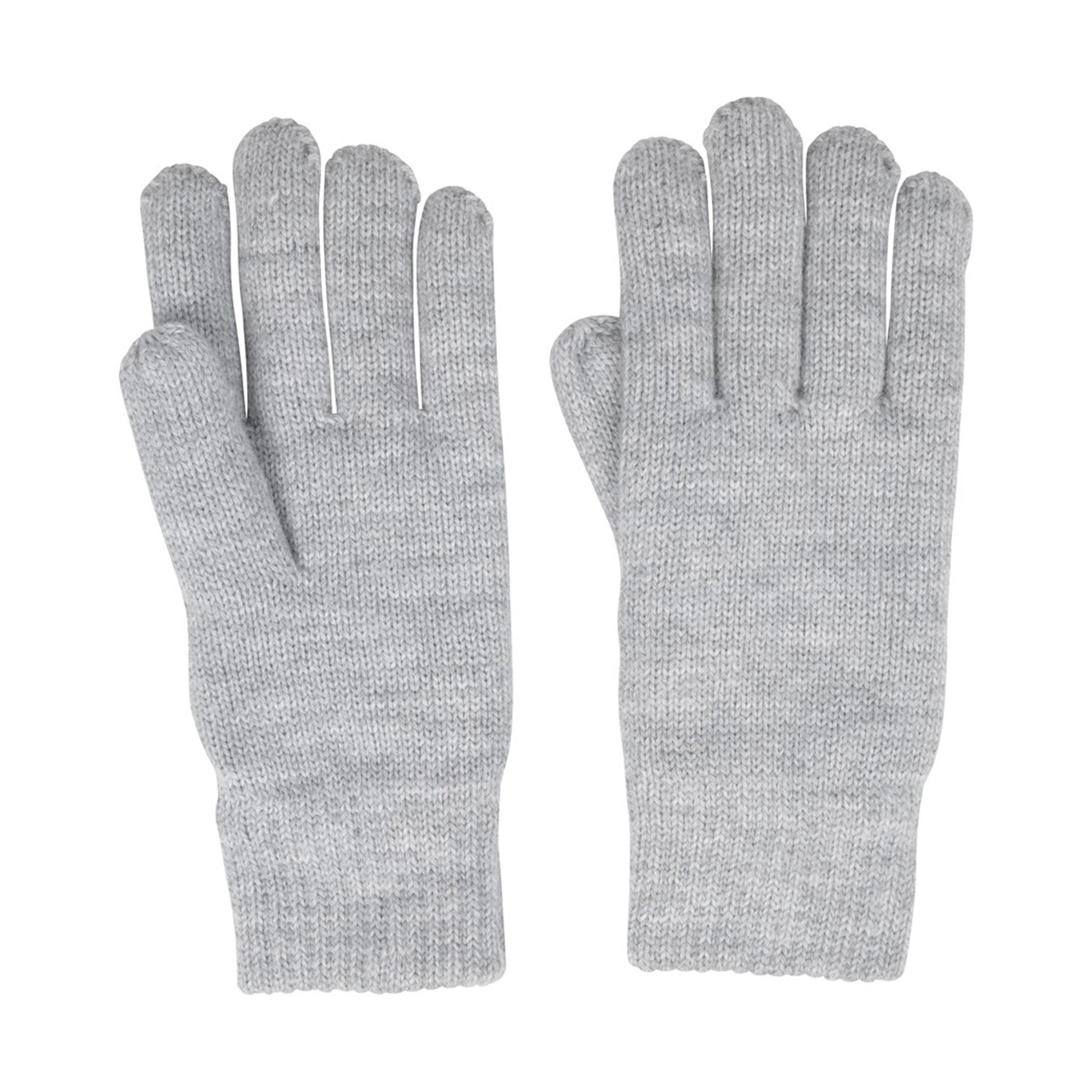Light Grey - Lifestyle - Mountain Warehouse Womens-Ladies Thinsulate Fleece Beanie & Gloves Set