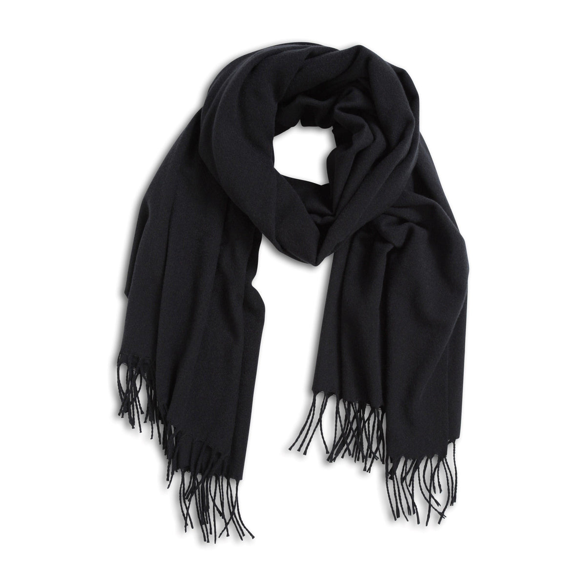Black - Front - Mountain Warehouse Womens-Ladies Midweight Blanket Scarf